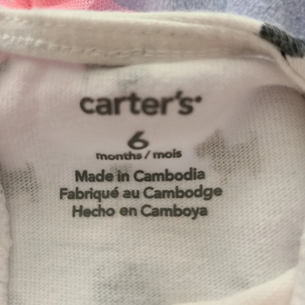 bundle of 2 carters long sleeve shirts 6m